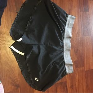 Reflective ASICS shorts!